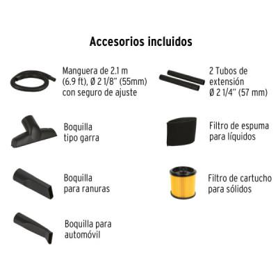 Aspiradora Sopladora 3700 W 45 L Truper Sólidos Y Líquidos (ASP-12)