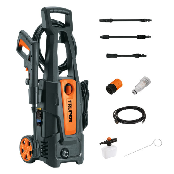 Hidrolavadora Eléctrica 1800 Psi 1500 W Truper Con Jabonera (HILA-1800)