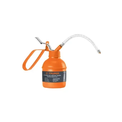 Aceitera De 300 Ml Con Manguera Flexible Y Boquilla De Latón Truper