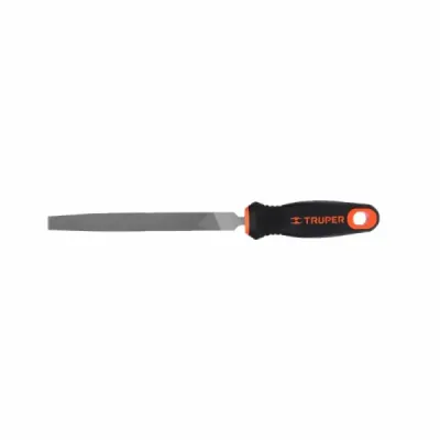 Lima Plana Bastarda De 6", Mango Comfort Grip Truper