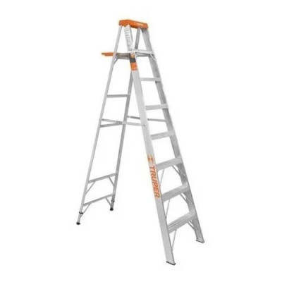 Escalera De 8 Escalones - 7 Peldaños Con Bandeja, Tipo 2 Truper (EST-27)