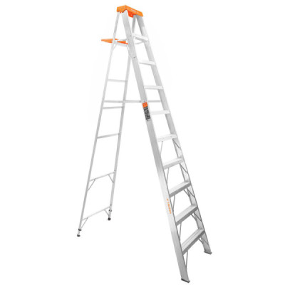 Escalera De 10 Escalones - 9 Peldaños Con Bandeja, Tipo 2 Truper (EST-29)
