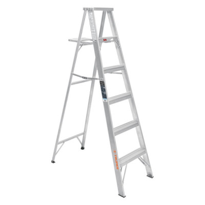 Escalera De 6 Escalones - 5 Peldaños Con Bandeja, Tipo 3 Truper (ESTA-35)