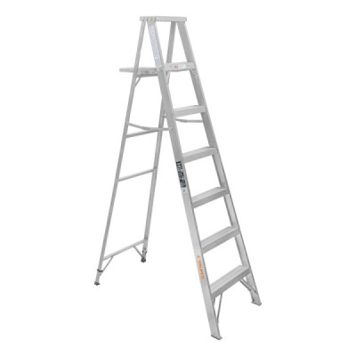 Escalera De 7 Escalones - 6 Peldaños Con Bandeja, Tipo 3 Truper (ESTA-36)