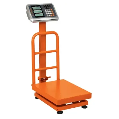 Báscula De Plataforma Plegable 100 Kg Recargable Con Display Truper